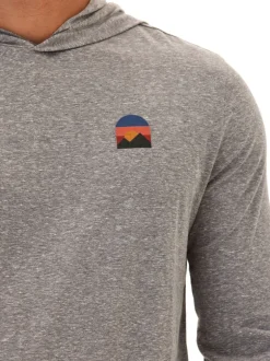 Triblend Embroidery Hoodie Tee