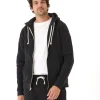 Triblend Zip Fleece Hoodie