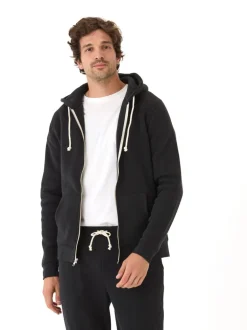 Triblend Zip Fleece Hoodie
