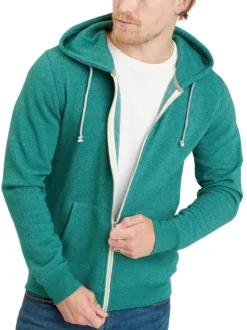 Triblend Zip Fleece Hoodie