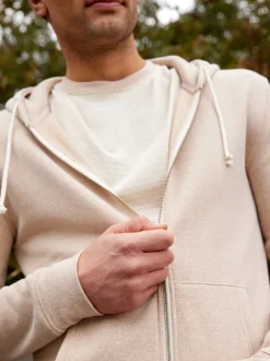 Triblend Zip Fleece Hoodie