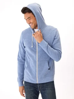 Triblend Zip Fleece Hoodie