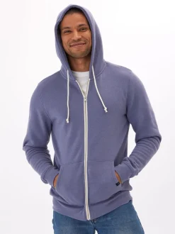 Triblend Zip Fleece Hoodie