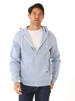 Triblend Zip Fleece Hoodie