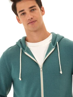 Triblend Zip Fleece Hoodie