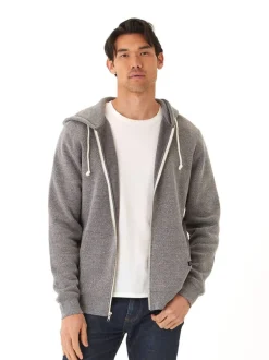 Triblend Zip Fleece Hoodie