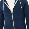 Triblend Zip Fleece Hoodie