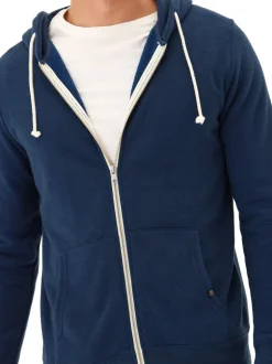Triblend Zip Fleece Hoodie