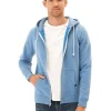 Triblend Zip Fleece Hoodie