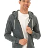 Triblend Zip Fleece Hoodie