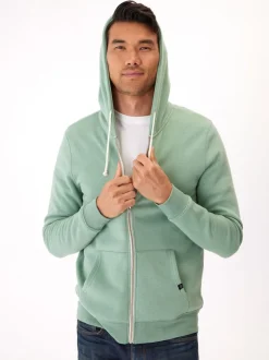 Triblend Zip Fleece Hoodie
