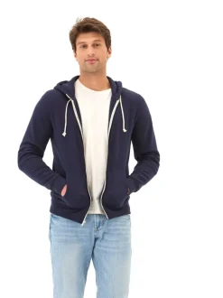 Triblend Zip Fleece Hoodie