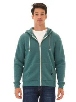Triblend Zip Fleece Hoodie