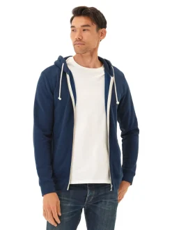 Triblend Zip Fleece Hoodie