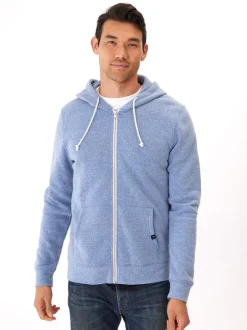 Triblend Zip Fleece Hoodie