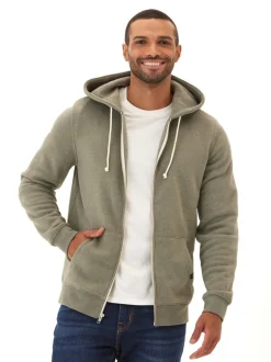 Triblend Zip Fleece Hoodie
