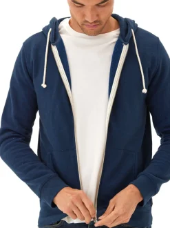 Triblend Zip Fleece Hoodie