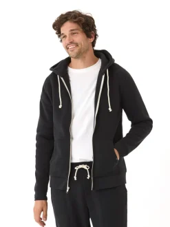 Triblend Zip Fleece Hoodie