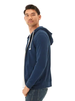 Triblend Zip Fleece Hoodie