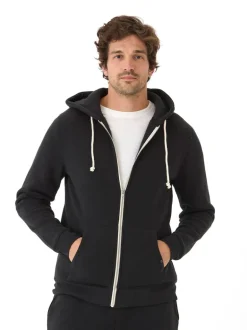Triblend Zip Fleece Hoodie