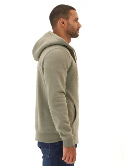 Triblend Zip Fleece Hoodie