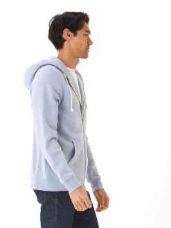 Triblend Zip Fleece Hoodie