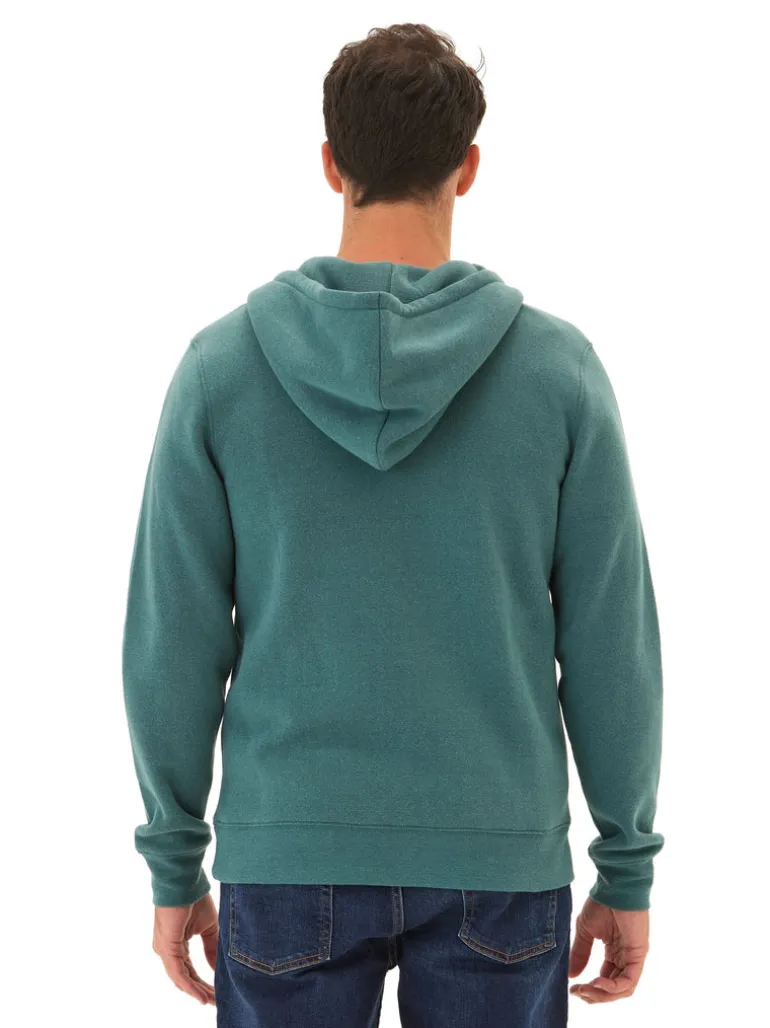 Triblend Zip Fleece Hoodie
