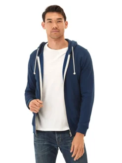 Triblend Zip Fleece Hoodie