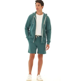 Triblend Zip Fleece Hoodie