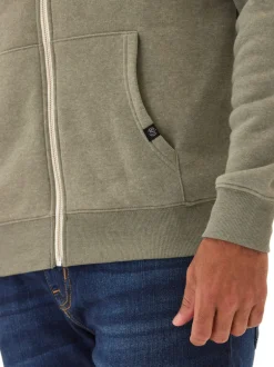 Triblend Zip Fleece Hoodie