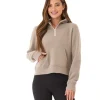 Tyra Triblend Fleece 1/4-Zip Hoodie