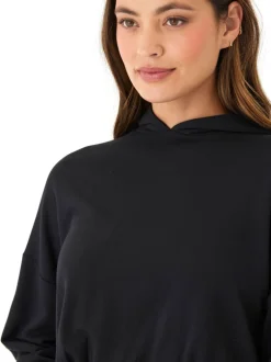 Wenda Feather Fleece Pullover Hoodie