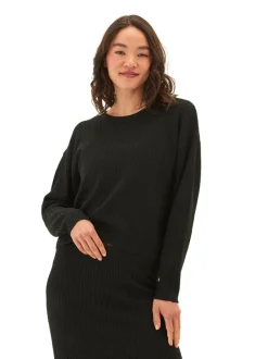 Yvonne Cozy Rib Pullover Sweater