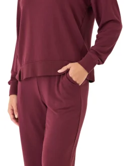 Zarina Modal Terry Tulip-Hem Jogger