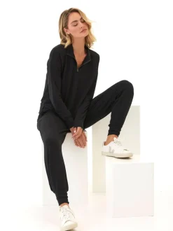 Zarina Modal Terry Tulip-Hem Jogger