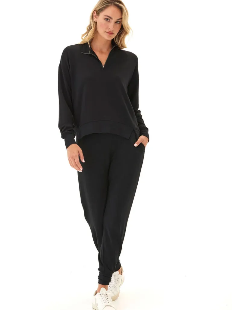 Zarina Modal Terry Tulip-Hem Jogger