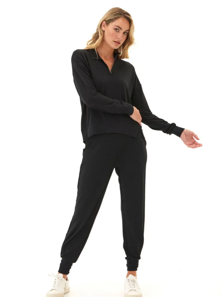 Zarina Modal Terry Tulip-Hem Jogger