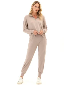 Zarina Modal Terry Tulip-Hem Jogger